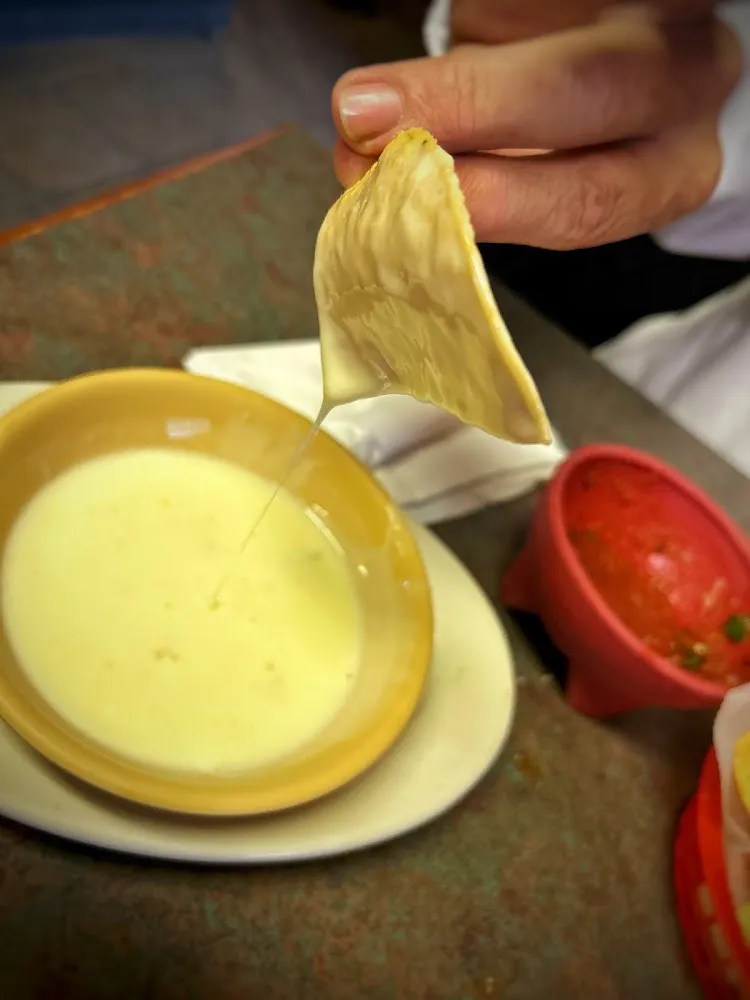 Chips and Salsa with Queso